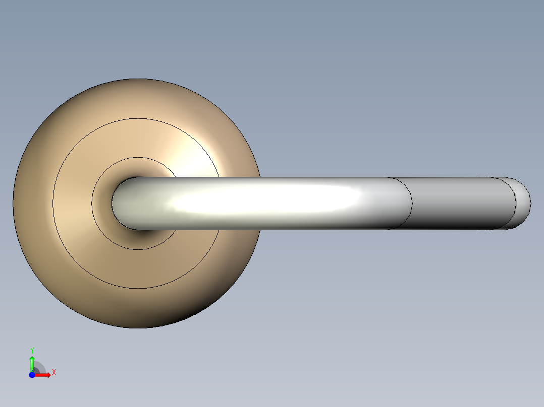 无源元件封装-RES-0.25W-V-CF前视图