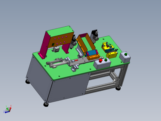 小长轴半自动压入设备sw20可编辑