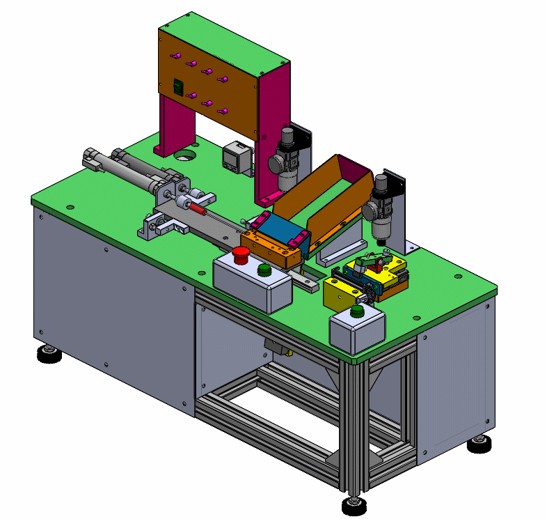 小长轴半自动压入设备sw20可编辑