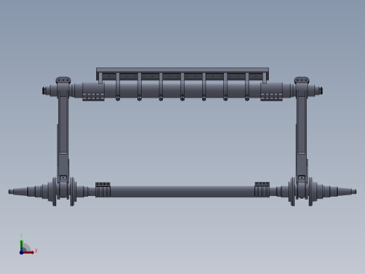 四连杆打纬机构前视缩略图