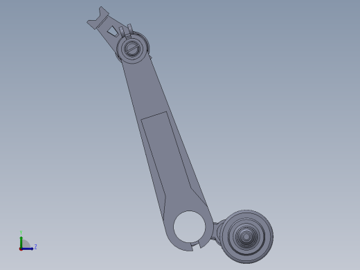 四连杆打纬机构左视缩略图