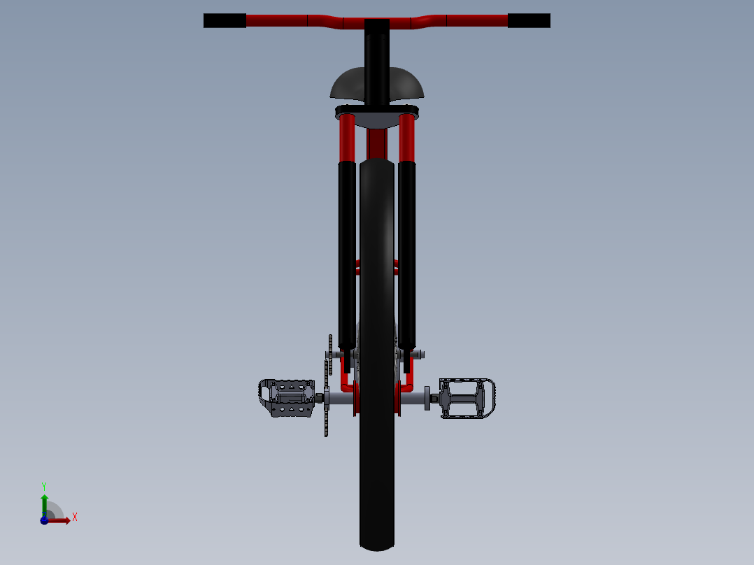 TC9电动自行车  sw24前视图