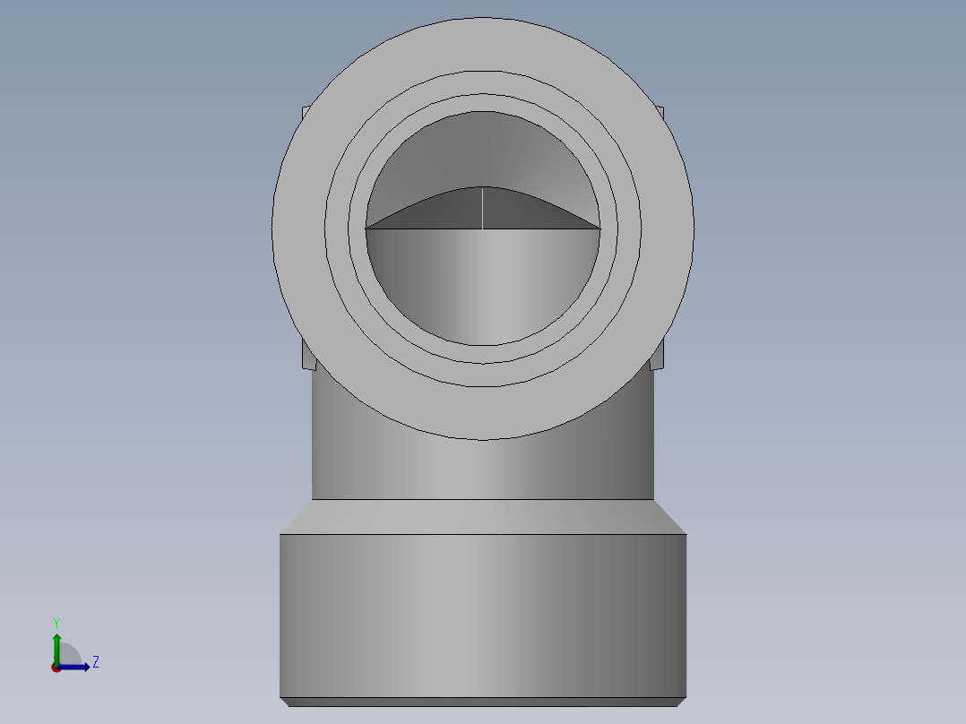 法兰接头、1DFS9-52-20左视图