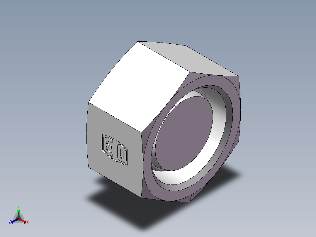 锥孔螺堵、9D-42正等轴测图