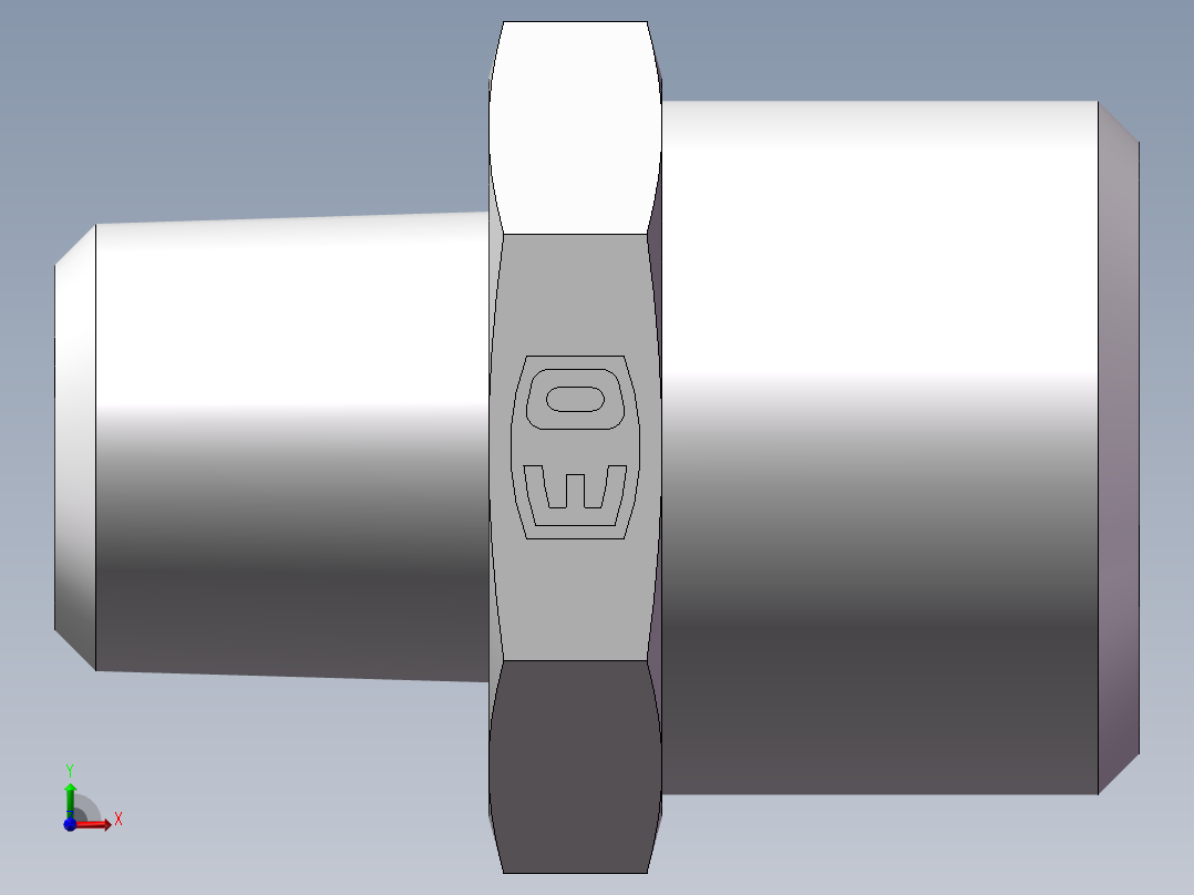 美制锥螺纹、1CN-16-02前视图