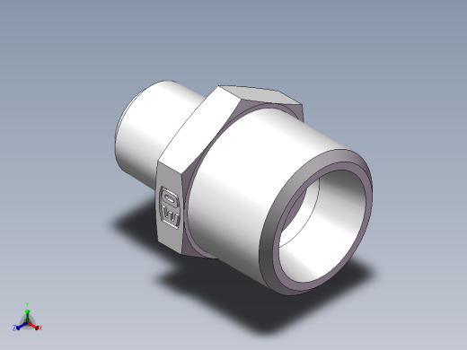 美制锥螺纹、1CN-16-02正等轴测缩略图