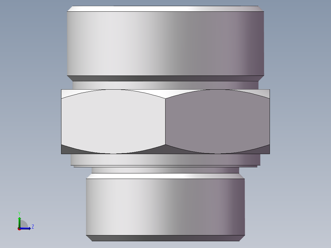 英制管螺纹ED密封、1DB-52-20WD非标左视图