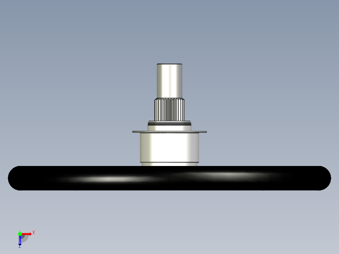 带 RCR 的 GT40 方向盘俯视图