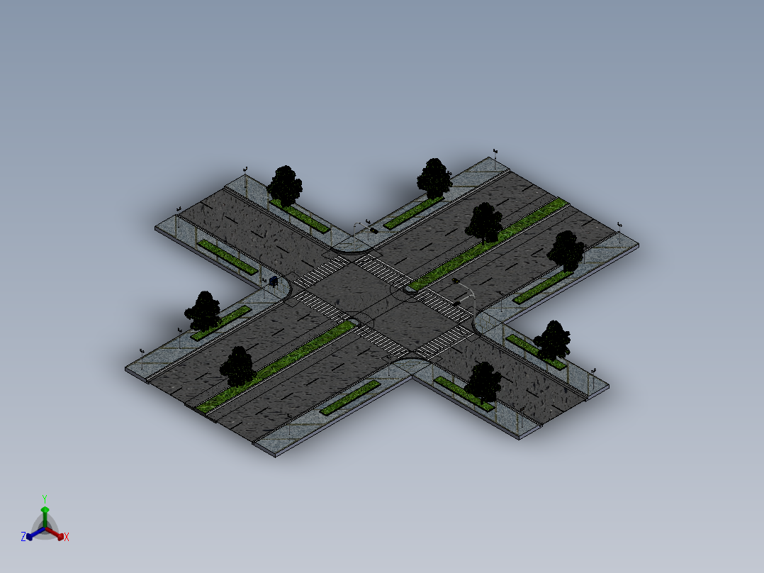 房子、建筑(13)正等轴测图