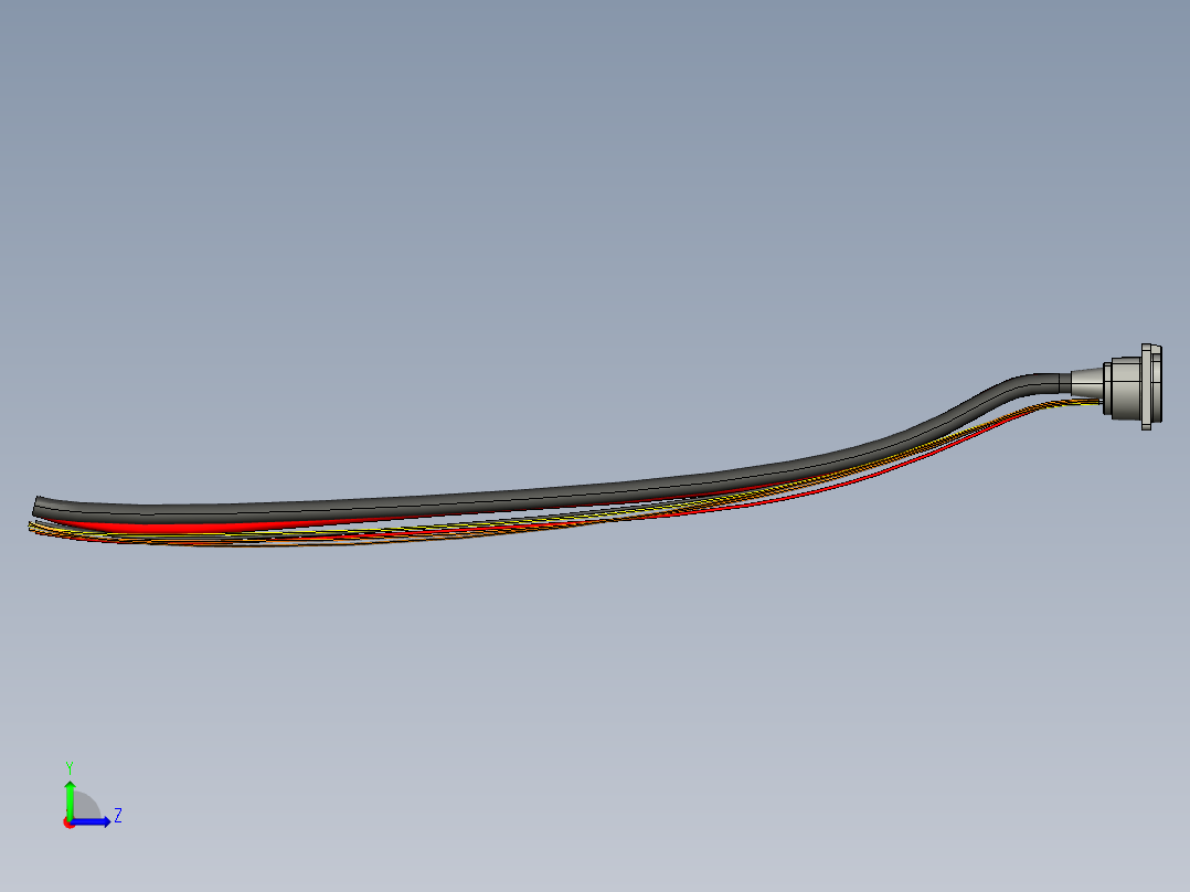 接插件(223)左视图