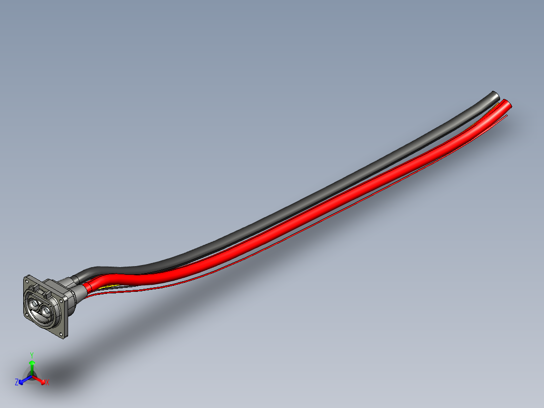 接插件(223)正等轴测图