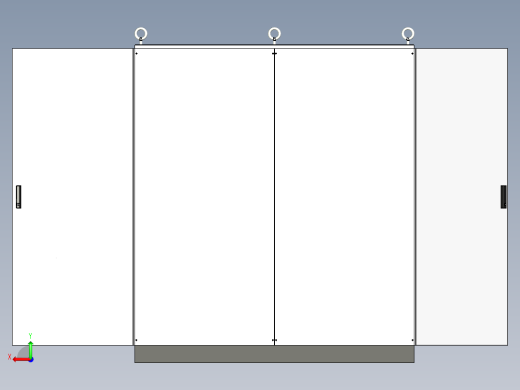 双电源刀开关plc控制柜后视缩略图