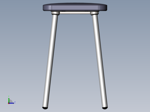 凳子左视缩略图