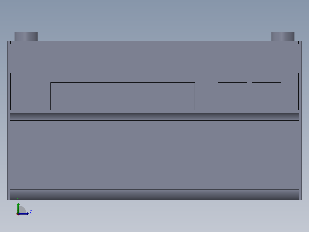 电源模块左视图