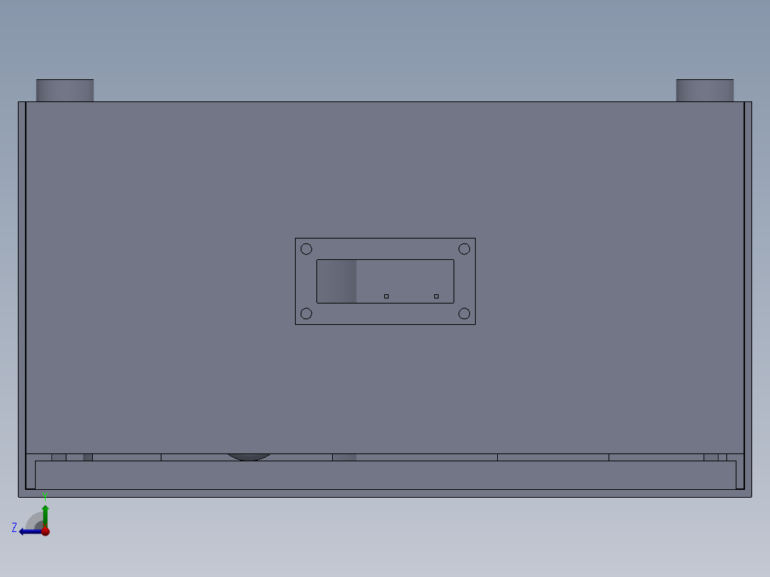 电源模块右视图