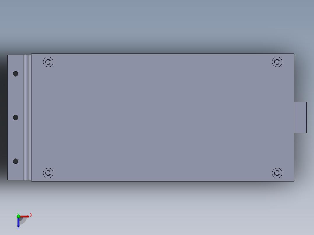 电源模块俯视图