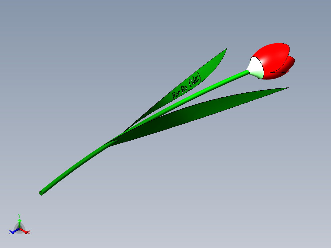 鲜花正等轴测图