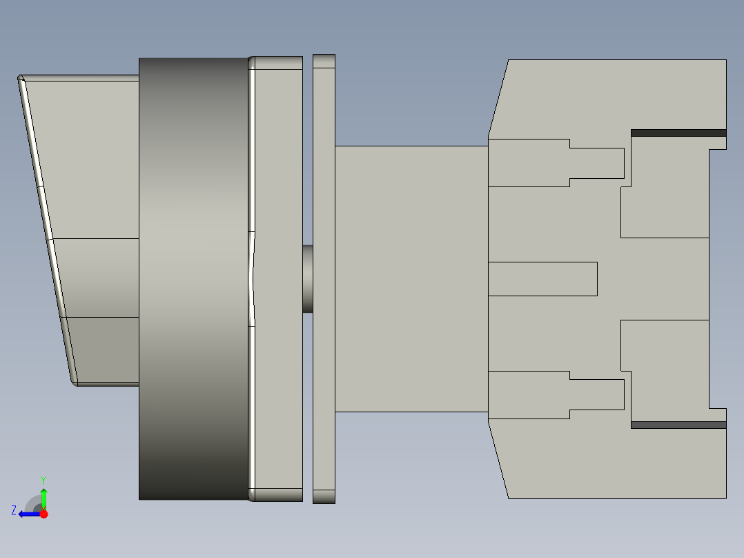ST05-负载断路开关GLD11-25格磊-A-A-A1右视图