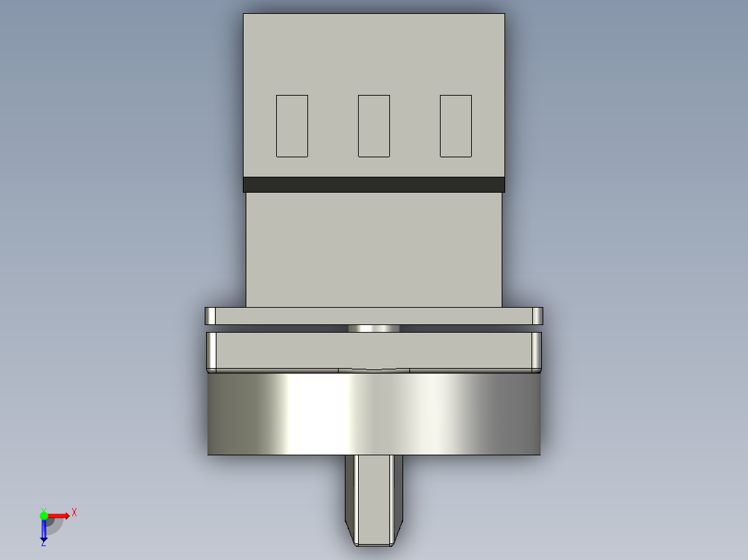 ST05-负载断路开关GLD11-25格磊-A-A-A1俯视图