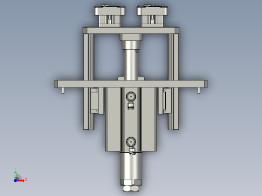 治具顶升机构前视缩略图