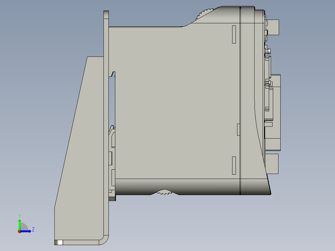 气密控制器左视图