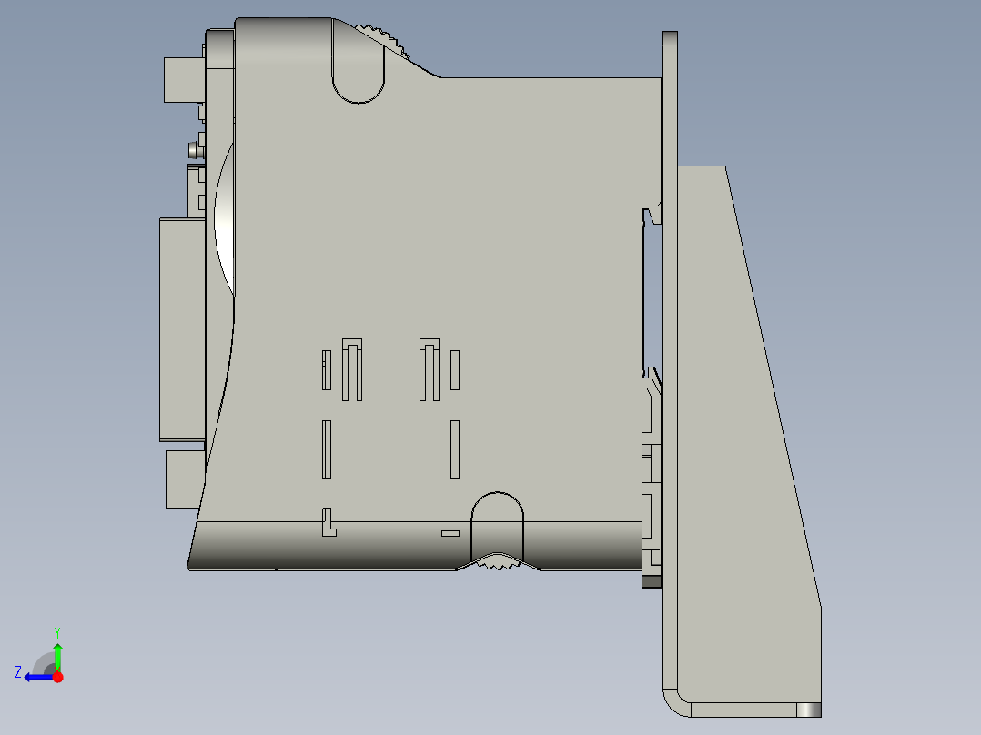 气密控制器右视图