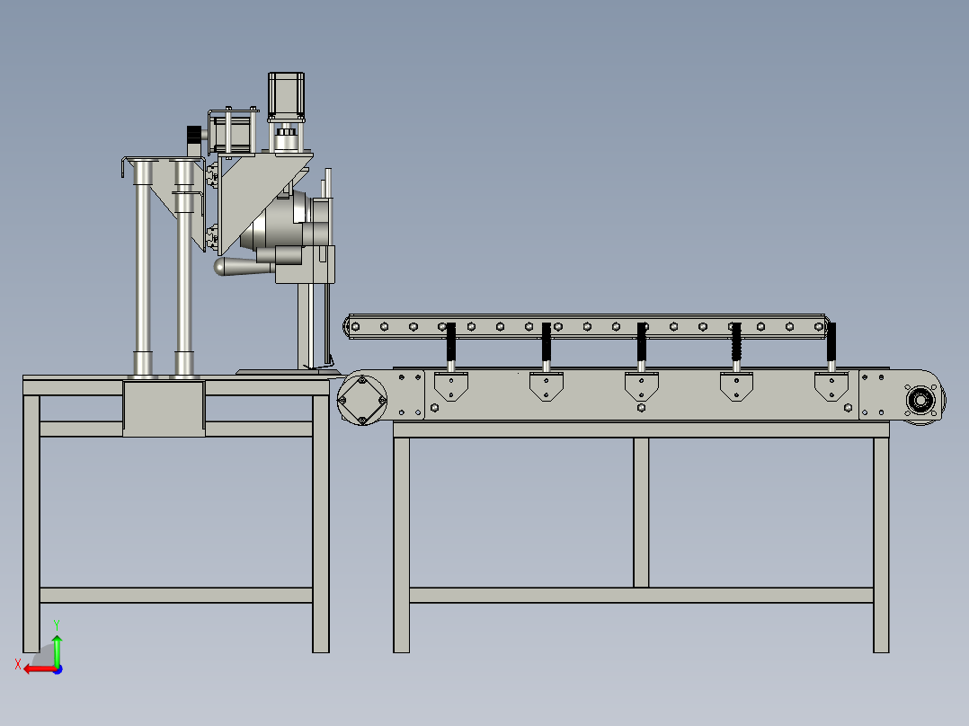 用于服装加工的裁布机后视图