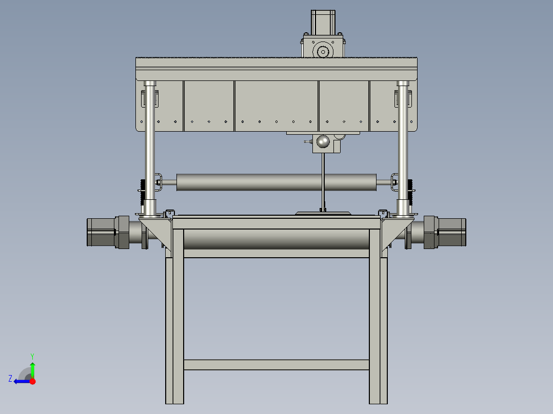 用于服装加工的裁布机右视图