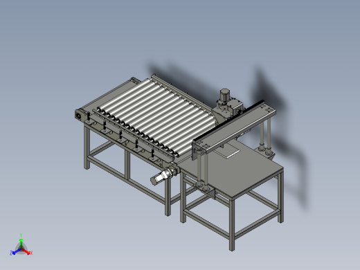 用于服装加工的裁布机正等轴测缩略图