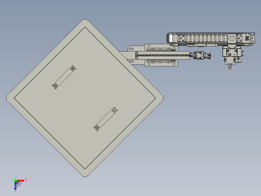 BBBB-负极片装配组件俯视缩略图