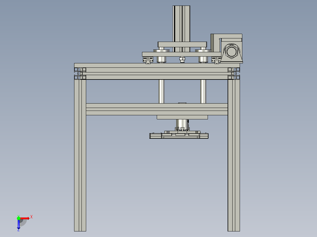A+产品搬运机械手俯视图