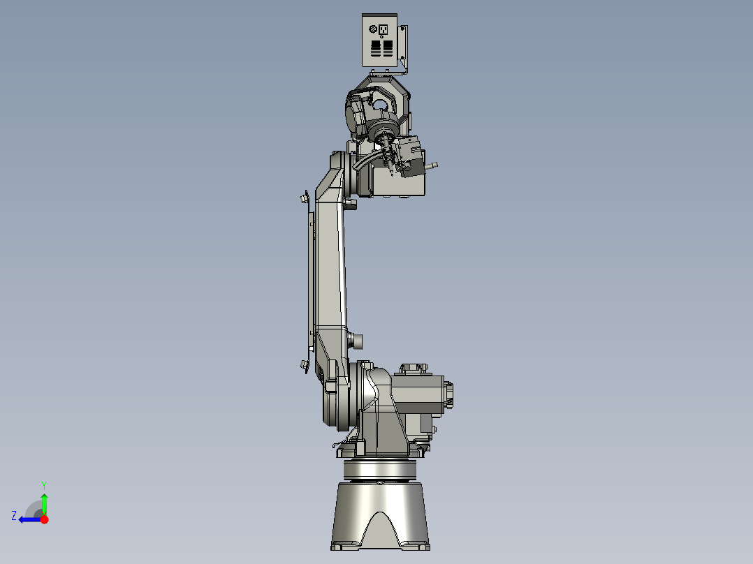 铭赛送丝机装配右视图