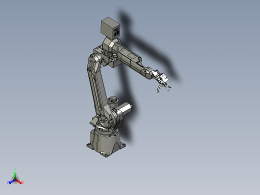 铭赛送丝机装配正等轴测缩略图