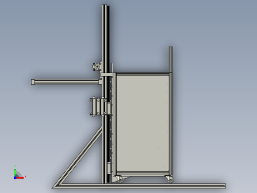 电动控制自动装卸货架前视缩略图