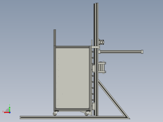 电动控制自动装卸货架后视缩略图