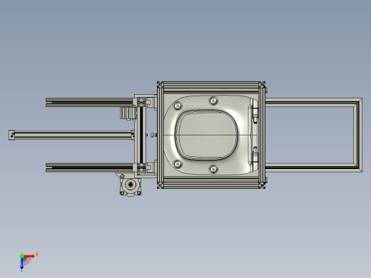 电动控制自动装卸货架俯视缩略图