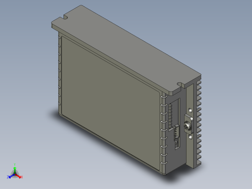 电控柜-101H000431步进电机驱动器DM556(V30)正等轴测缩略图