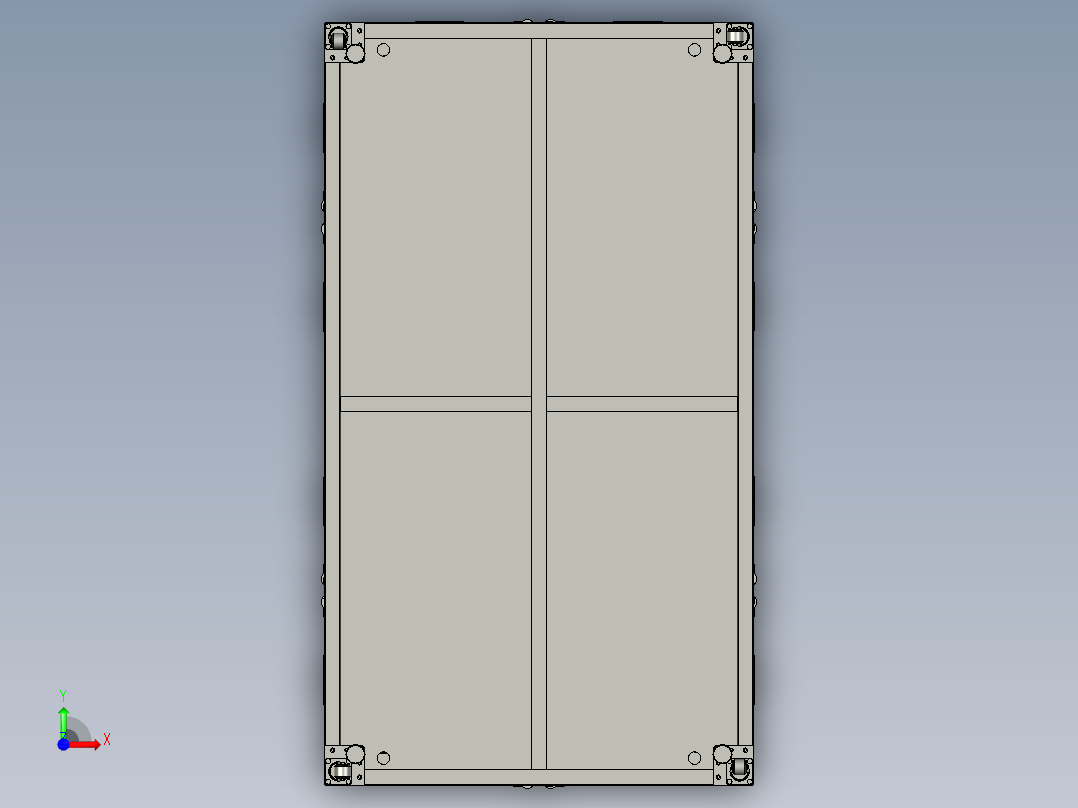 回转体转运机械手前视图