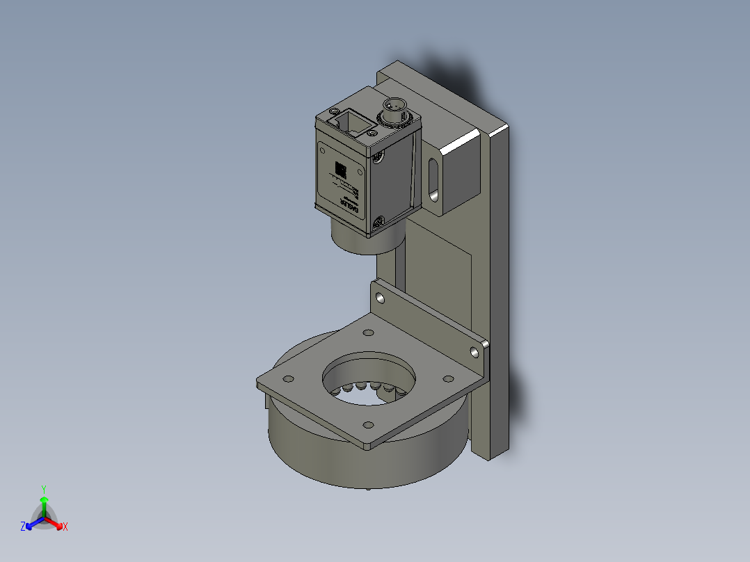 CCD相机组主视图
