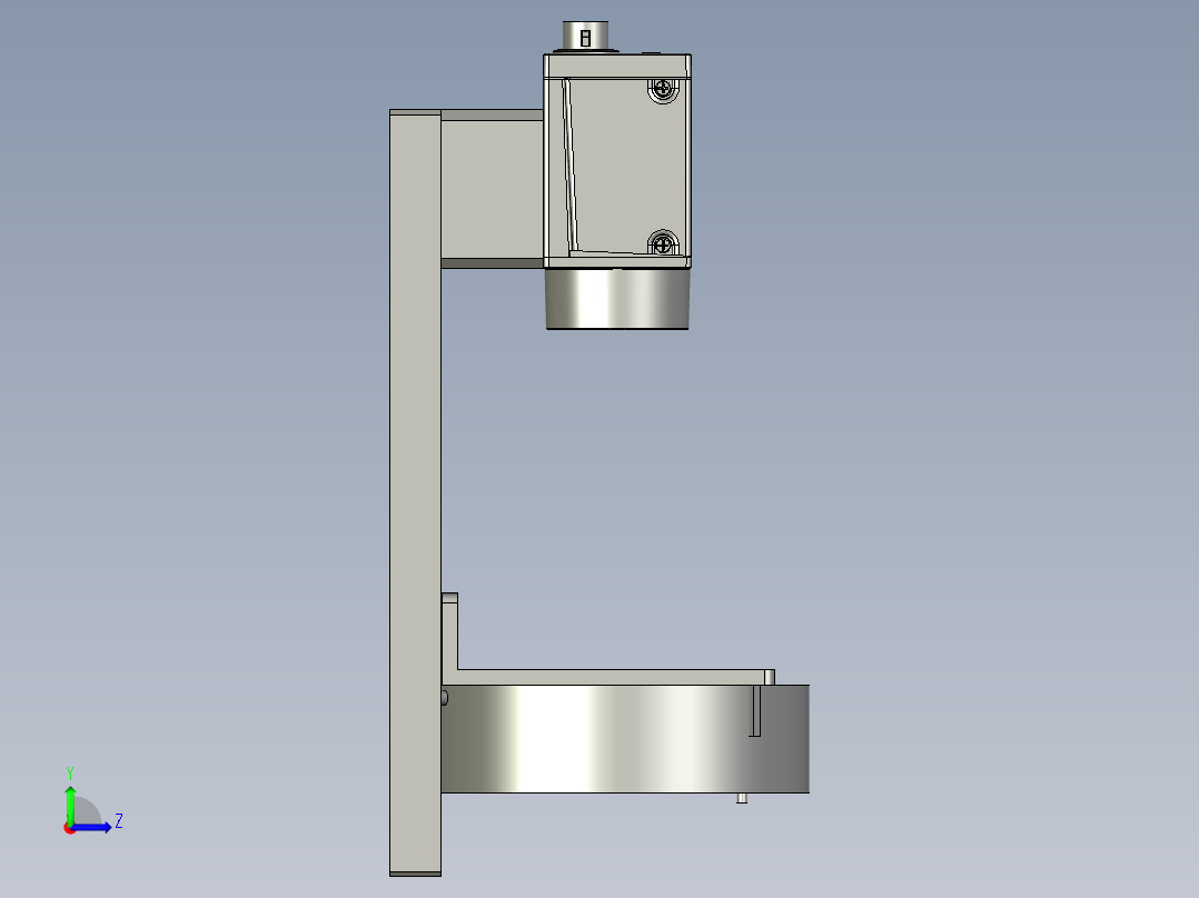 CCD相机组左视图