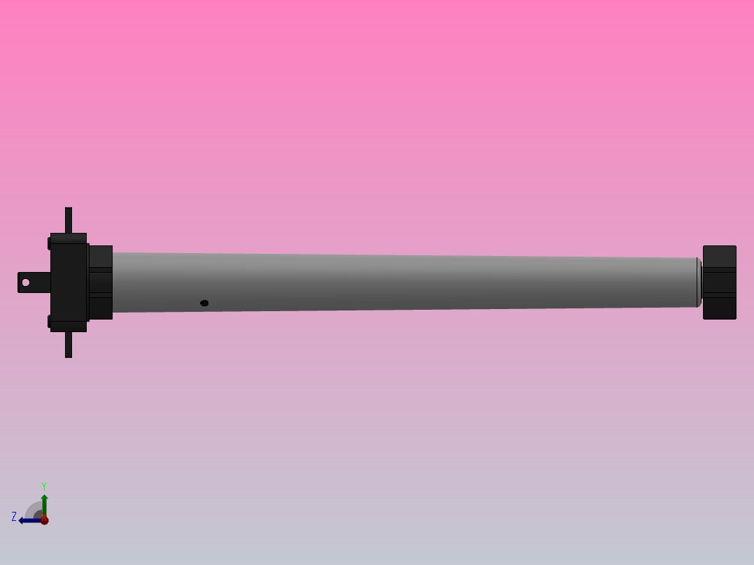 45系列[DLTN45M-20-1]管状电机右视图