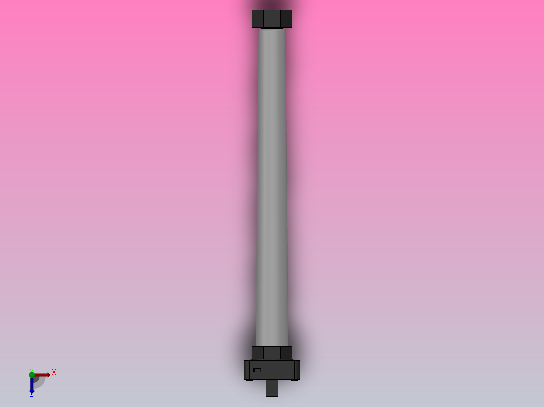 45系列[DLTN45M-20-1]管状电机俯视图