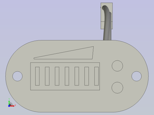 DB01蓄电池电量表前视缩略图