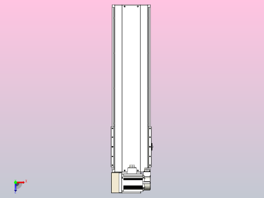 皮带直线轴半封闭可选导轨TPA-HNB-220D-176-L550-LU-C-P1K-N3俯视缩略图