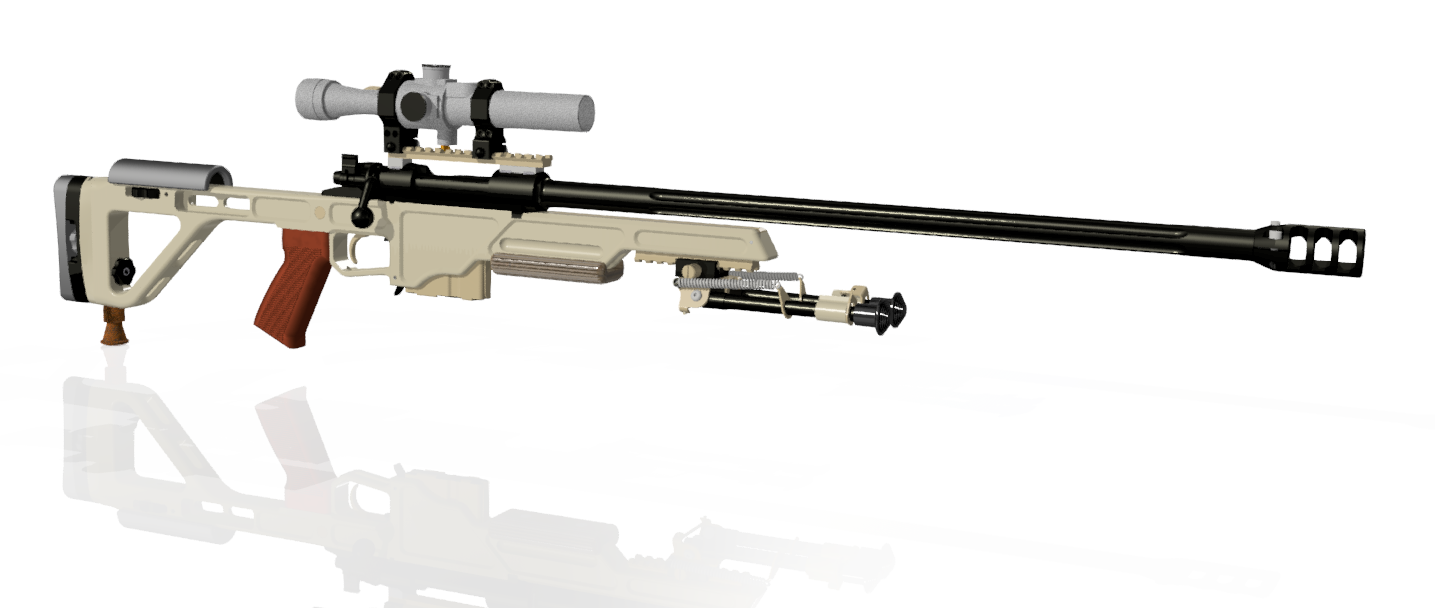 7.62毫米狙击步枪玩具模型