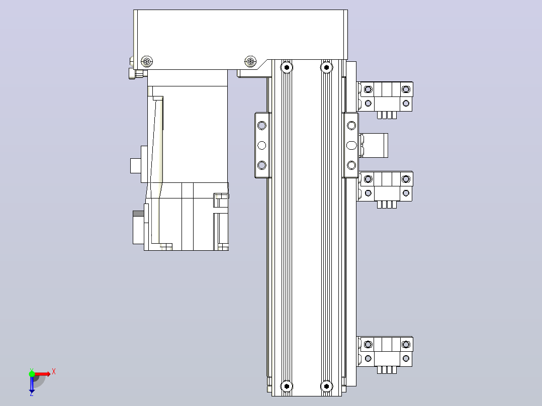 钢基模组TPA-KNR-4002C-150A1-ML-H1S1俯视图