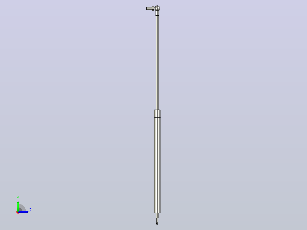 gsb18-b-c-s240_asm氮气弹簧左视图