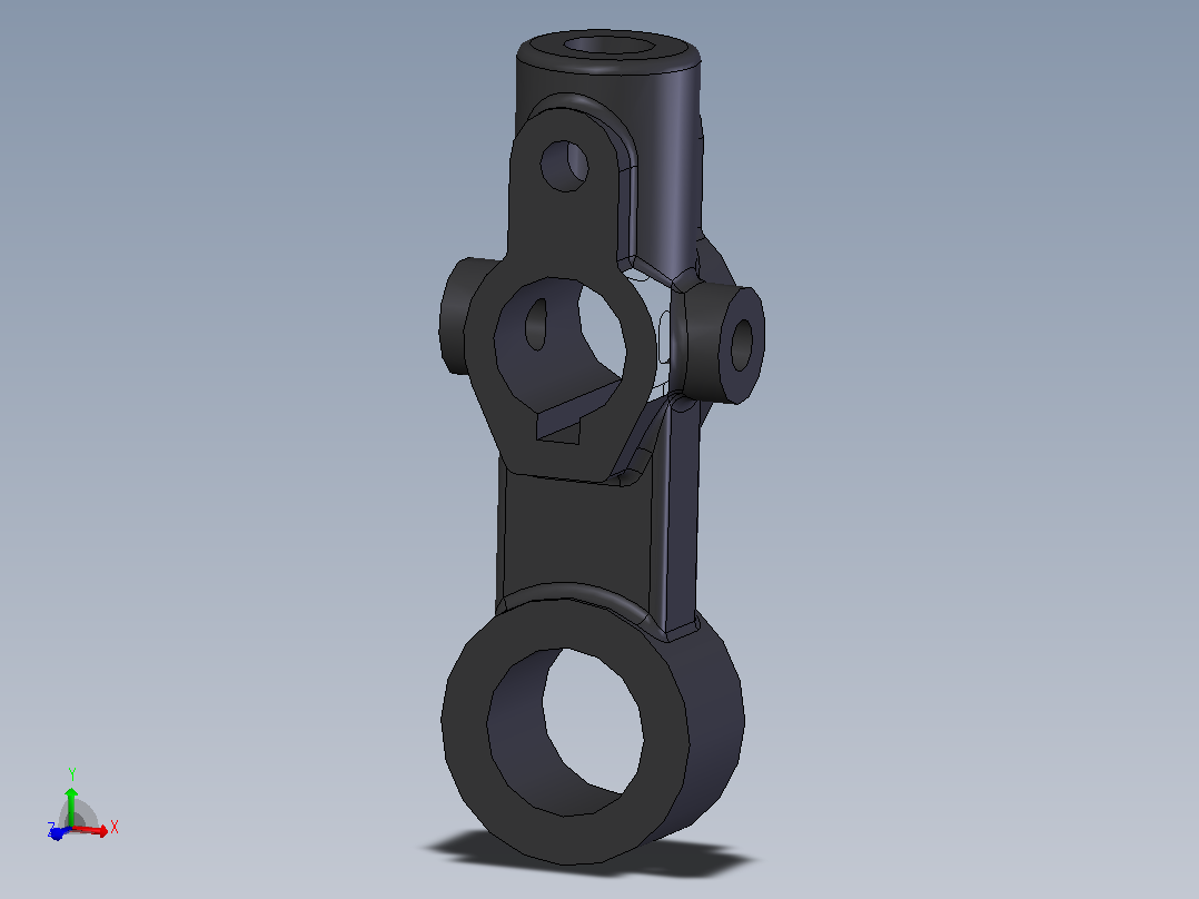 牙科椅机构 3D CAD 文件主视图
