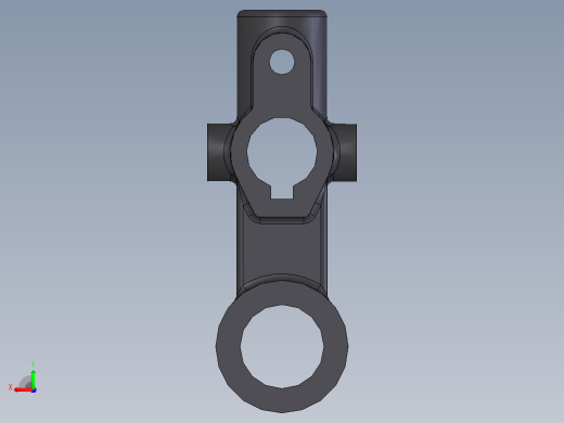 牙科椅机构 3D CAD 文件后视缩略图