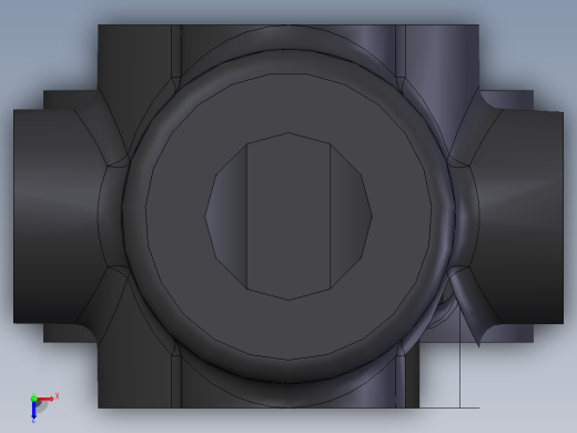 牙科椅机构 3D CAD 文件俯视缩略图